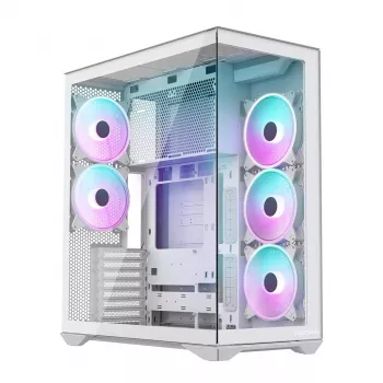 PC korpuss MODECOM Volcano SPACE XL ARGB FULL TOWER 5F Balts