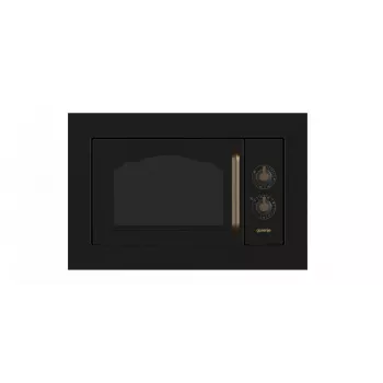 Gorenje BM235CLB kombinētā mikroviļņu krāsns, iebūvējama, 23 L, 800 W, melna