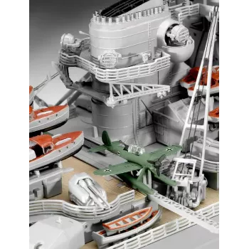 Kara flotes modelis Revell Bismarck montāžas komplekts 1:350