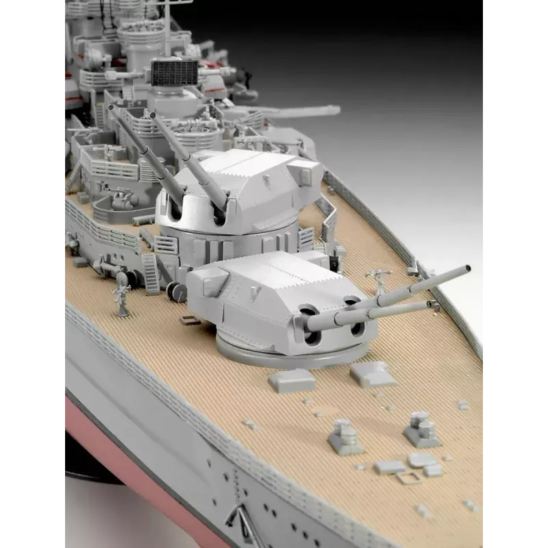 Kara flotes modelis Revell Bismarck montāžas komplekts 1:350