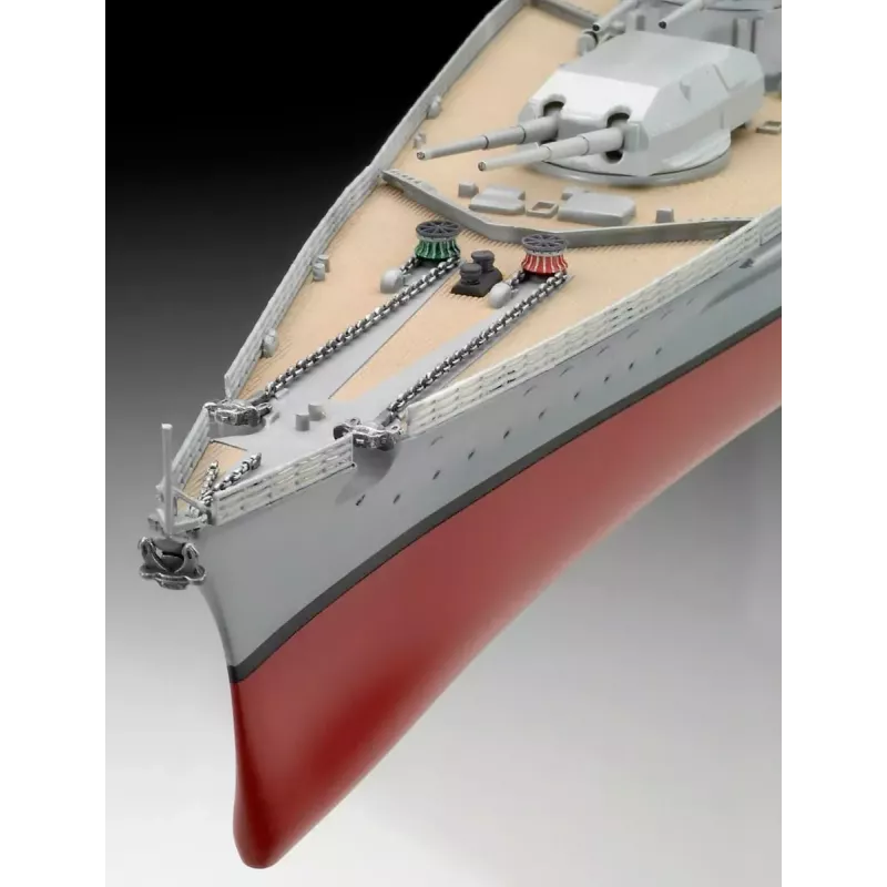Kara flotes modelis Revell Bismarck montāžas komplekts 1:350