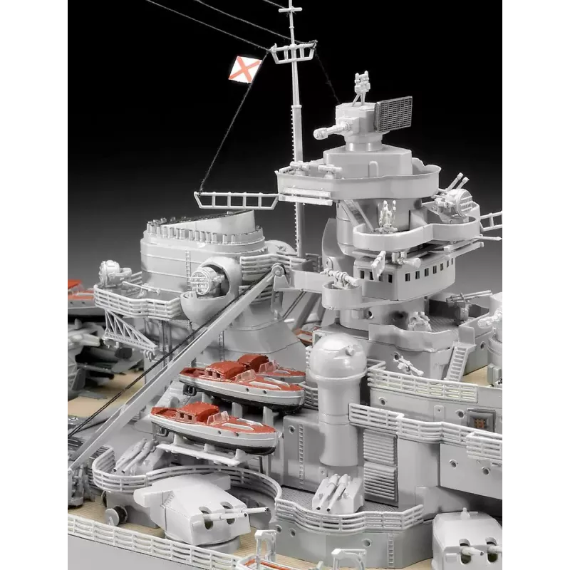 Kara flotes modelis Revell Bismarck montāžas komplekts 1:350