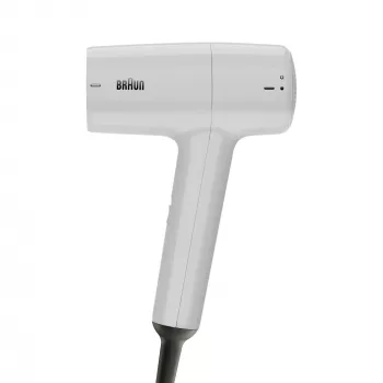 Fēns BRAUN HD1.55 — 1800 W, 2 sildīšanas līmeņi, Cool shot, 1.8 m vads, Balts