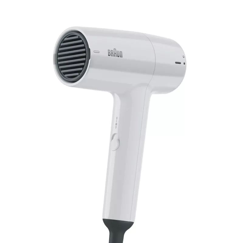 Fēns BRAUN HD1.55 — 1800 W, 2 sildīšanas līmeņi, Cool shot, 1.8 m vads, Balts