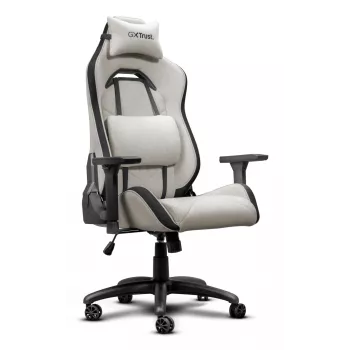 Trust 25532 spēļu krēsls, PC gaming krēsls, polsterēts sēdeklis, bēšs