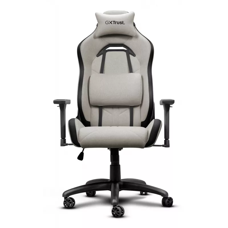 Trust 25532 spēļu krēsls, PC gaming krēsls, polsterēts sēdeklis, bēšs