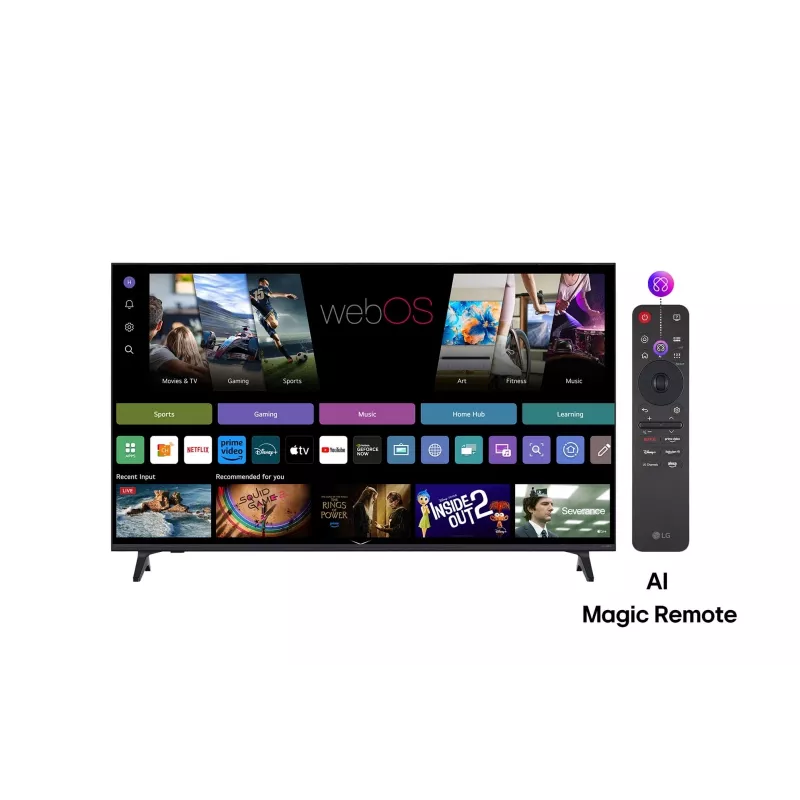 LG QNED AI 65QNED70A6A televizors 165,1 cm (65 collas) 4K Ultra HD Smart TV Wi-Fi Melns