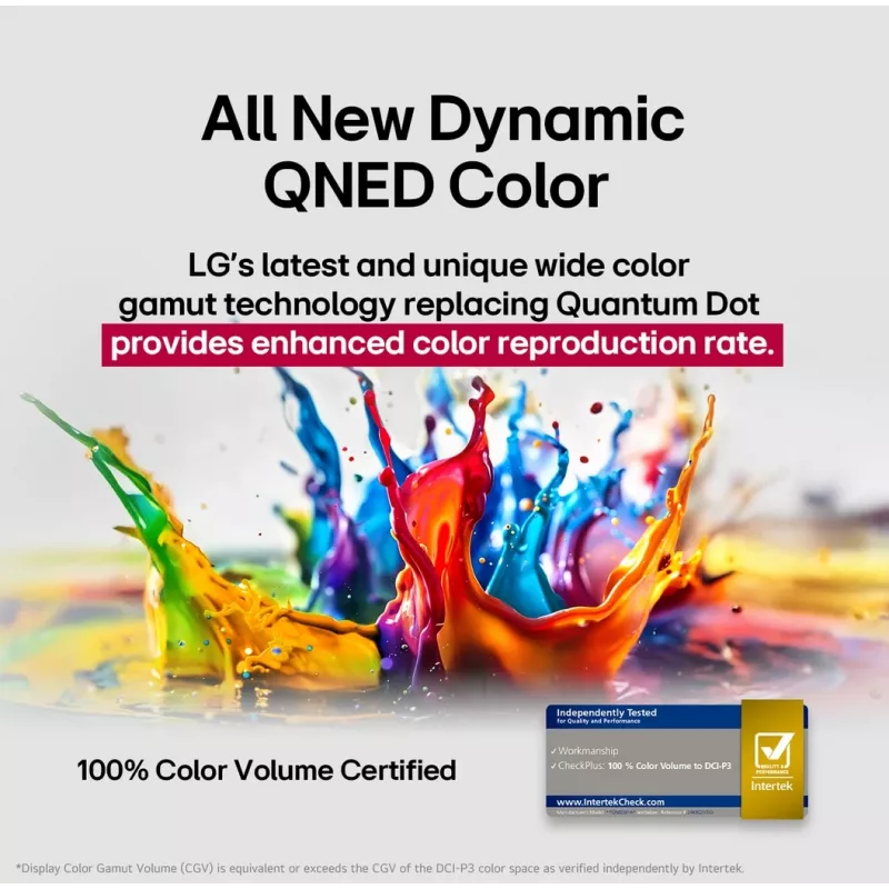 LG QNED AI 65QNED70A6A televizors 165,1 cm (65 collas) 4K Ultra HD Smart TV Wi-Fi Melns
