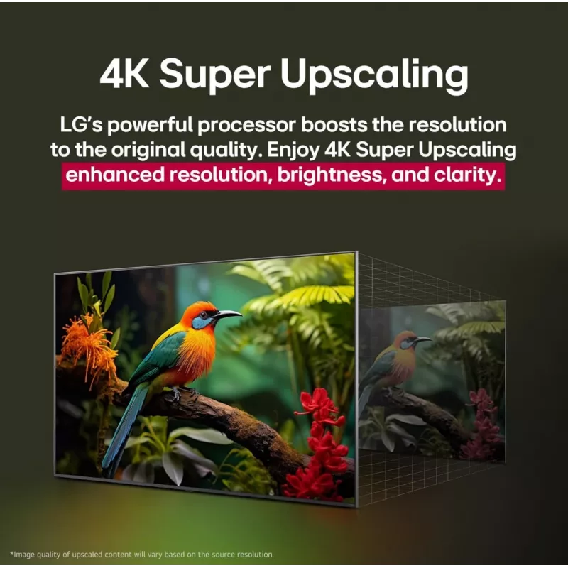 LG QNED AI 65QNED70A6A televizors 165,1 cm (65 collas) 4K Ultra HD Smart TV Wi-Fi Melns