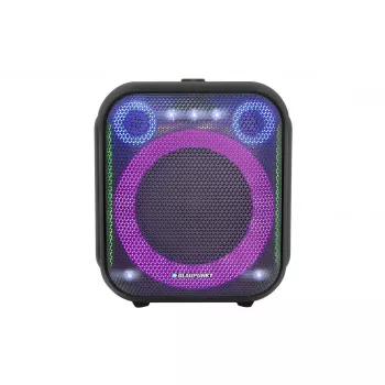 Skaļruņu sistēma iekštelpām/ārtelpām BLAUPUNKT PB6LED — 40 W RMS, Bluetooth, FM, MicroSD, LED displejs, 4500 mAh akumulators