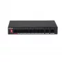 Dahua Technology PoE PFS3010-8ET-96-V2 tīkla slēdzis, nepārvaldāms, Gigabit Ethernet (10/100/1000), Power over Ethernet (PoE), melns