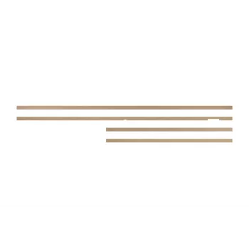 Samsung 75” Frame TV (2025) ar maināmu balto rāmi - Teak, Frame, Beige