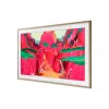 Samsung 75” Frame TV (2025) ar maināmu balto rāmi - Teak, Frame, Beige