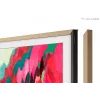 Samsung 75” Frame TV (2025) ar maināmu balto rāmi - Teak, Frame, Beige