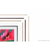 Samsung 75” Frame TV (2025) ar maināmu balto rāmi - Teak, Frame, Beige