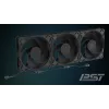 120 mm ARCTIC Freezer P12 Pro Reverse — 3 komplekts A-RGB PWM ventilatori, 124 m³/h, Fluid Dynamic gultnis