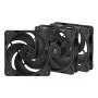 120 mm ARCTIC Freezer P12 Pro Reverse — 3 komplekts A-RGB PWM ventilatori, 124 m³/h, Fluid Dynamic gultnis