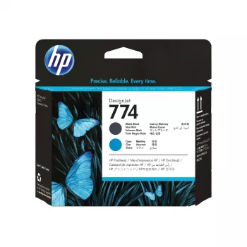 HP 774 Matte Black/Cyan DesignJet Drukas Galviņa