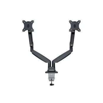 Multibrackets M Deskmount Gāzes Atsperes Divu Monitoru Stiprinājums Melns