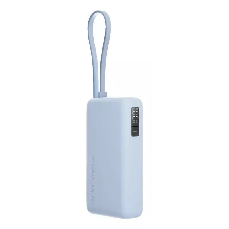Portatīvais akumulators Xiaomi 67W 10000 mAh Li-Ion Zils, USB-C + USB-A, 3 ierīču atbalsts
