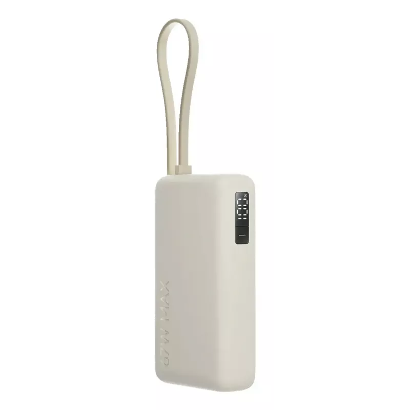 Portatīvais akumulators Xiaomi 67W 10000 mAh Litija-Jonu, 11.61V, USB-A + USB-C, Smilšu krāsa