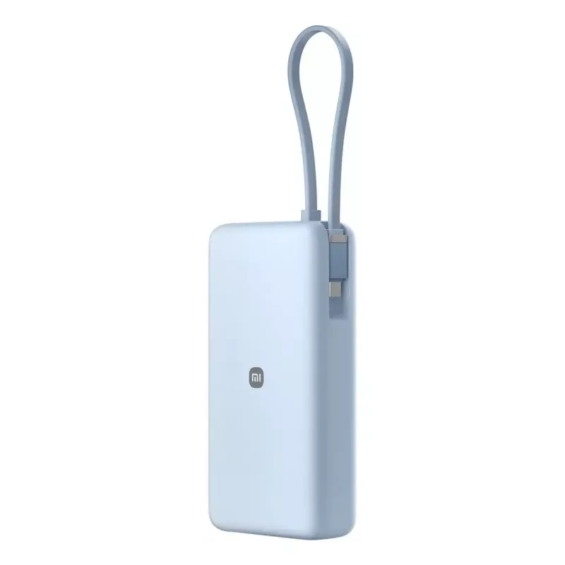 Power bank Xiaomi 67W 20000 mAh Li-Ion Zils — 11,1 V, USB-A + USB-C, atbalsta 3 ierīces