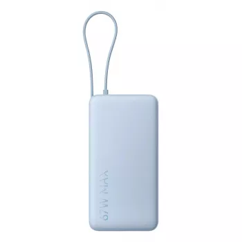 Power bank Xiaomi 67W 20000 mAh Li-Ion Zils — 11,1 V, USB-A + USB-C, atbalsta 3 ierīces