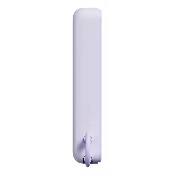 Power bank Xiaomi BHR08PAGL 5900 mAh Li-Ion ar bezvadu uzlādi, 1x USB-C, Violeta