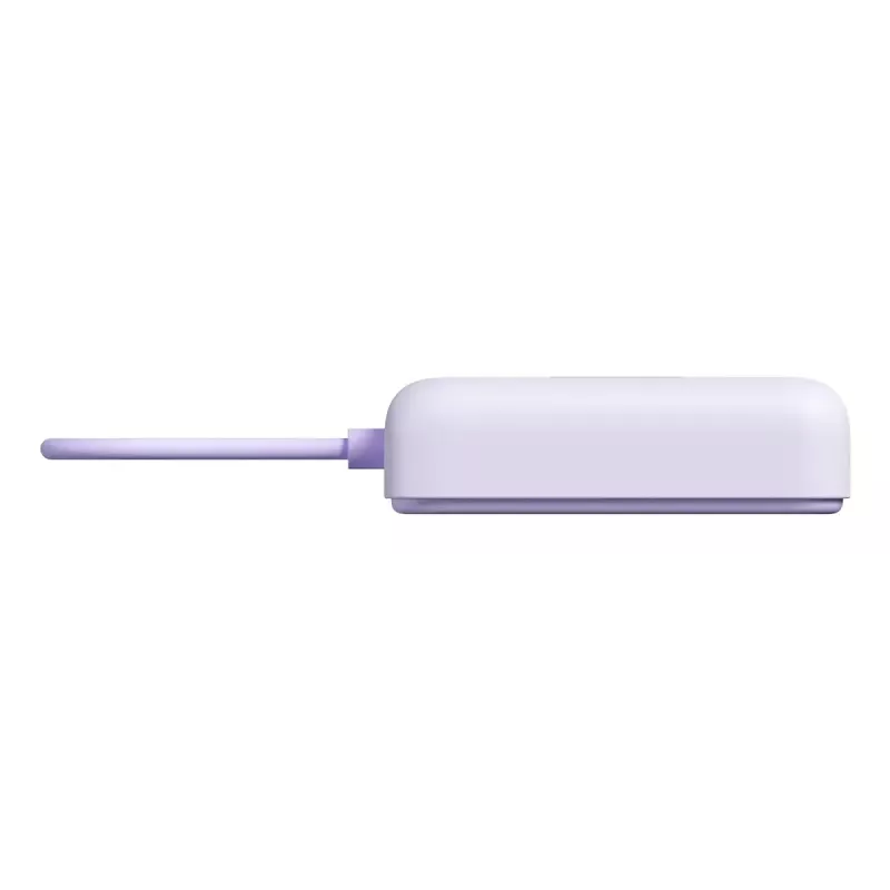 Power bank Xiaomi BHR08PAGL 5900 mAh Li-Ion ar bezvadu uzlādi, 1x USB-C, Violeta