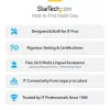 StarTech.com 8-Portu HDMI KVM Slēdzis ar 1U Rack Montāžas Komplektu, 4K 60Hz HDMI 2.0, Pogas un Karstie Taustiņi, 4-Portu USB Hubs, OS Neatkarīgs, TAA Atbilstīgs