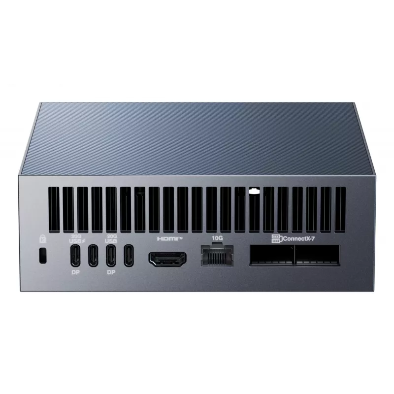 Mini dators ASUS Ascent GX10 GX10-GG0027BN — GB10 CPU, 128 GB LPDDR5x, 4 TB SSD, NVIDIA Blackwell, 240W, Pelēks