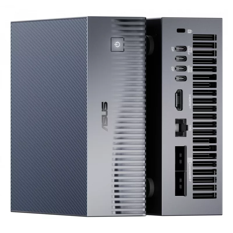 Mini dators ASUS Ascent GX10 GX10-GG0027BN — GB10 CPU, 128 GB LPDDR5x, 4 TB SSD, NVIDIA Blackwell, 240W, Pelēks