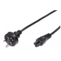 Microconnect PE010818AUSTRALIA strāvas kabelis, melns, 1.8 m, I tipa kontaktdakša – C5 savienotājs