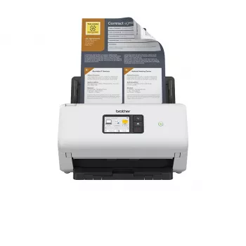 ADF skeneris Brother ADS-4550W 600 x 600 DPI divi CIS 60-lapu ADF 7.11 cm displejs 48 bitu ievade 24 bitu izvade 5250 lpp/dienā Melns Balts