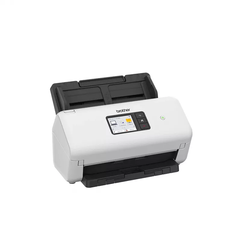 ADF skeneris Brother ADS-4550W 600 x 600 DPI divi CIS 60-lapu ADF 7.11 cm displejs 48 bitu ievade 24 bitu izvade 5250 lpp/dienā Melns Balts
