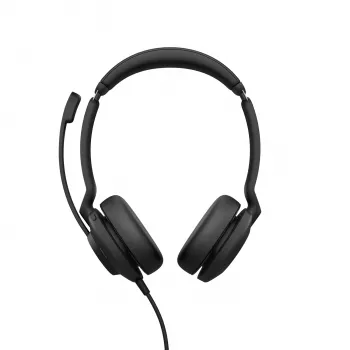 Jabra Evolve2 30 USB-C, UC Stereo, vadu austiņas, birojam/zvanu centram, 20 - 20000 Hz, 125 g, Melnas