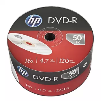 VERBATIM DVD‑R 16x 4.7GB 50 gabalu iepakojums (DDHP69303PLG)