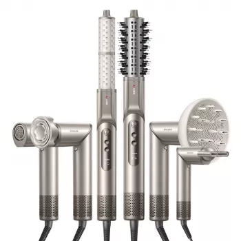 Dreame Dazzle Matu Fēns 1400 W — 110000 RPM motors, 3 siltuma līmeņi, max 90°C, zelts