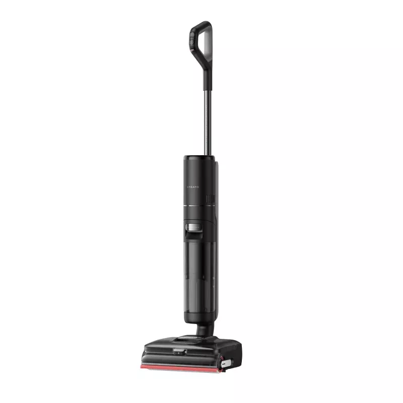 Dreame H15 Pro FoamWash elektriskā mopa ar putu tīrīšanu, sausā un mitrā tīrīšana, bezputekļu maisiņa, 400 W, melna/sarkana, 30000 mAh