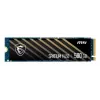 SSD M.2 NVMe MSI Spatium M450 500GB PCIe 4.0, 3D NAND, lasīšana 3600 MB/s, rakstīšana 2300 MB/s