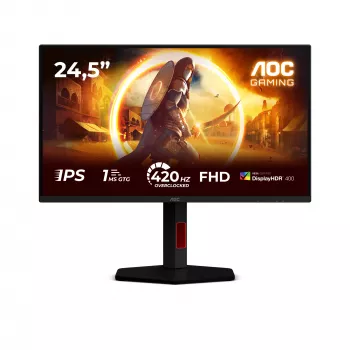 AOC G4 25G4KUR dators monitors 62.2 cm (24,5 collas) 1920 x 1080 pikseļi Full HD LED Melns, Sarkans