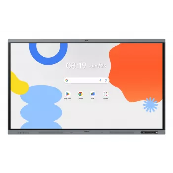 Samsung LH75WAFPLGC interaktīvā tāfele 190,5 cm (75 inch) 3840 x 2160 pikseļi Skārienekrāns Melns, Pelēks