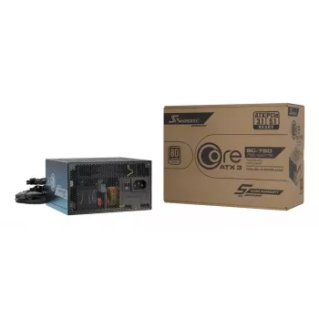 Barošanas bloks Seasonic CORE BC-750 ATX 3.1 750 W 20+4 pin ATX Melns 80 PLUS Bronze
