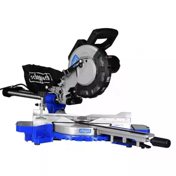 Griešanas zāģis Scheppach HM216 2000W, 4700 apgr./min, griešanas dziļums 65 mm, griešanas platums 340 mm, lāzera vadotne, mīkstais starts