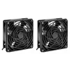 Intellinet 2 ventilatoru ventilācijas iekārta 19 collu sienas skapjiem, jumta montāža, 1,8 m strāvas kabelis ar EU CEE 7/7 kontaktdakšu, formāts 120 x 120 mm, zemējuma komplekts iekļauts, melna