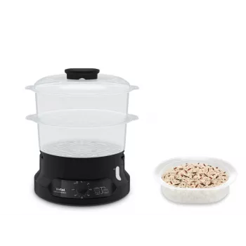 Tefal Minicompact VC139810 tvaika katls ar 2 groziem, 800 W, melns