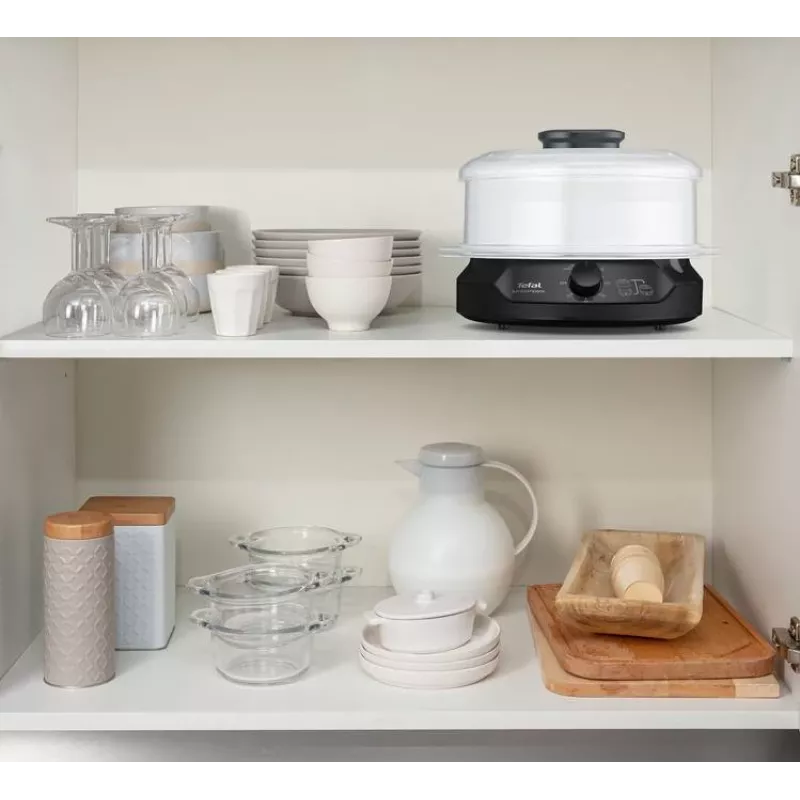 Tefal Minicompact VC139810 tvaika katls ar 2 groziem, 800 W, melns