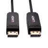 Lindy 10m šķiedru optikas hibrīda DP 2.0 UHBR10 kabelis, 10 m, DisplayPort, DisplayPort, vīriešu, vīriešu, 7680 x 4320 pikseļi