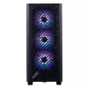 XPG VALOR AIR PRO Mid-Tower korpuss, Midi Tower, PC, Melns, ATX, EATX, micro ATX, Mini-ATX, SPCC, Rūdīts stikls, Multi