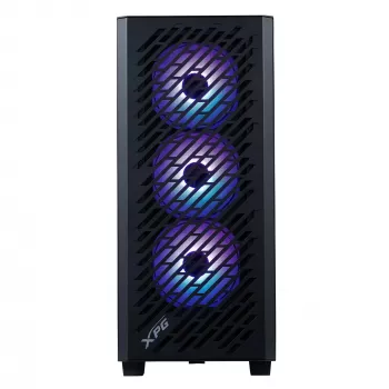 XPG VALOR AIR PRO Mid-Tower korpuss, Midi Tower, PC, Melns, ATX, EATX, micro ATX, Mini-ATX, SPCC, Rūdīts stikls, Multi